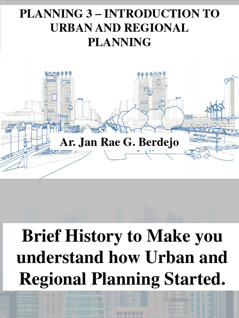 History of Urban and Regional Planning | PDF | Urban Design | Ancient ...