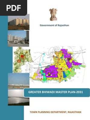 Uit Udaipur Master Plan 2031 Map Greater Bhiwadi Master Plan 2031 | Pdf | Zoning | Economic Development