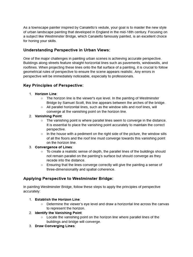 Gorgian Art Pdf Perspective Graphical Horizon