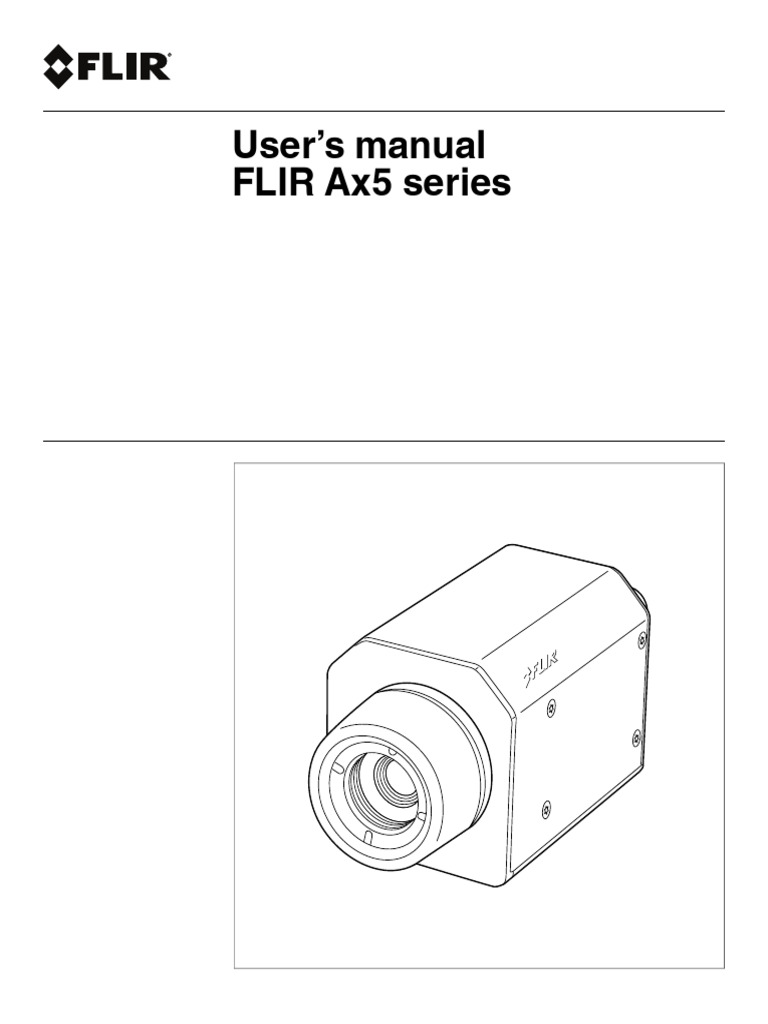 Flir Ax5 Usre Manual | PDF | Thermography | Camera
