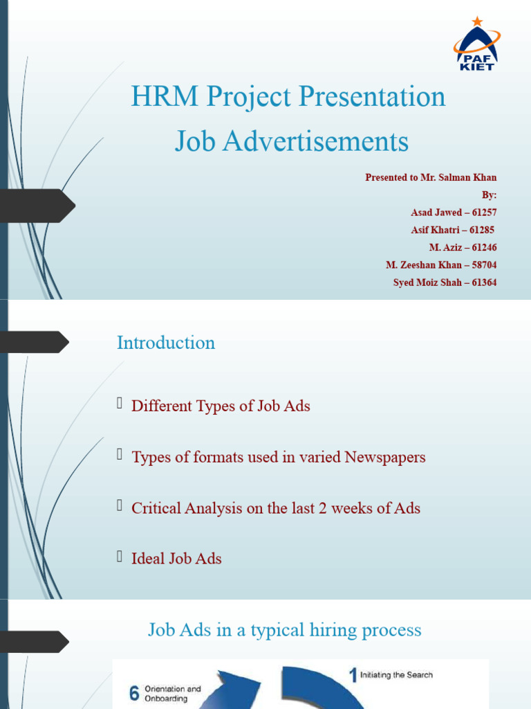 Types and Formats of Job Advertisements | PDF | Advertising | Marketing