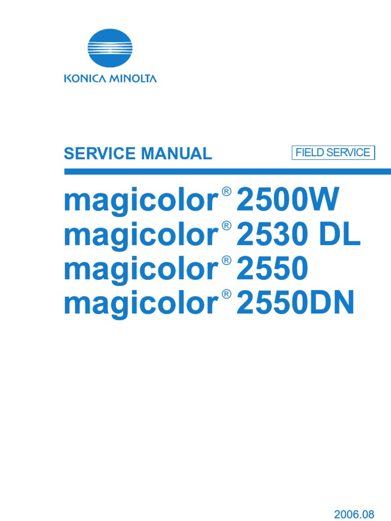 Service Manual | Ac Power Plugs And Sockets | Electrical Connector. Konica  Minolta ...
