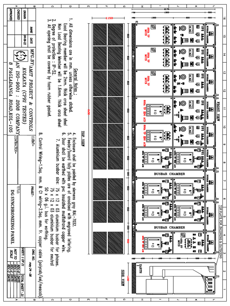 5 NOs DG SYC PANEL | Download Free PDF | Electrical Phenomena | Metrology