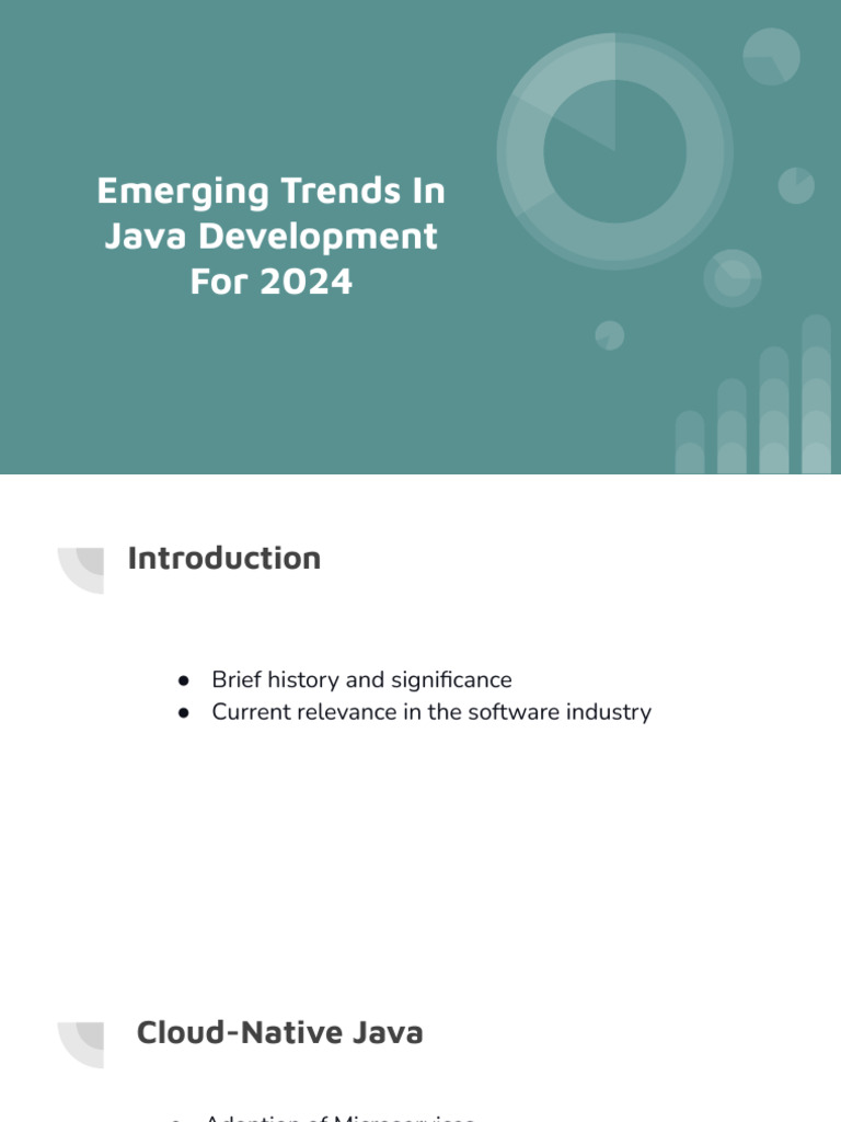 Emerging Trends in Java Development for 2024 | PDF