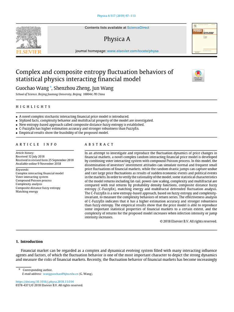 Complex and Composite Entropy Fluctuation Behaviors of Statistical ...