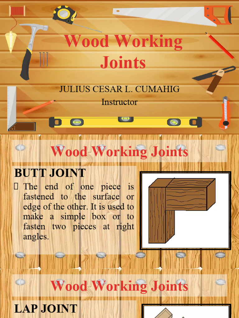 Wood Working Joint PDF