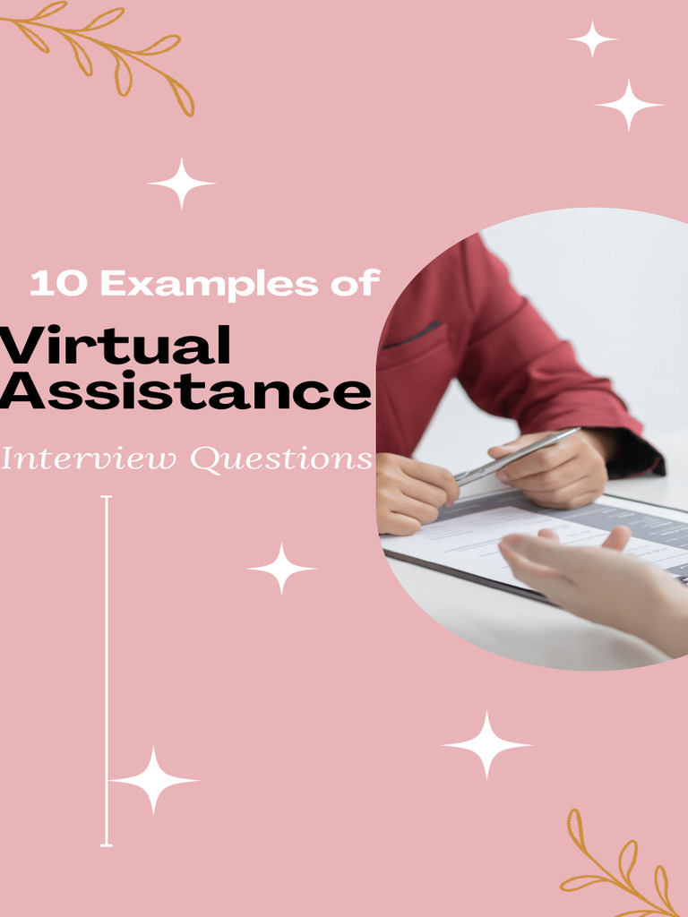 Top 10 Virtual Assistant Interview Questions | PDF | Human ...