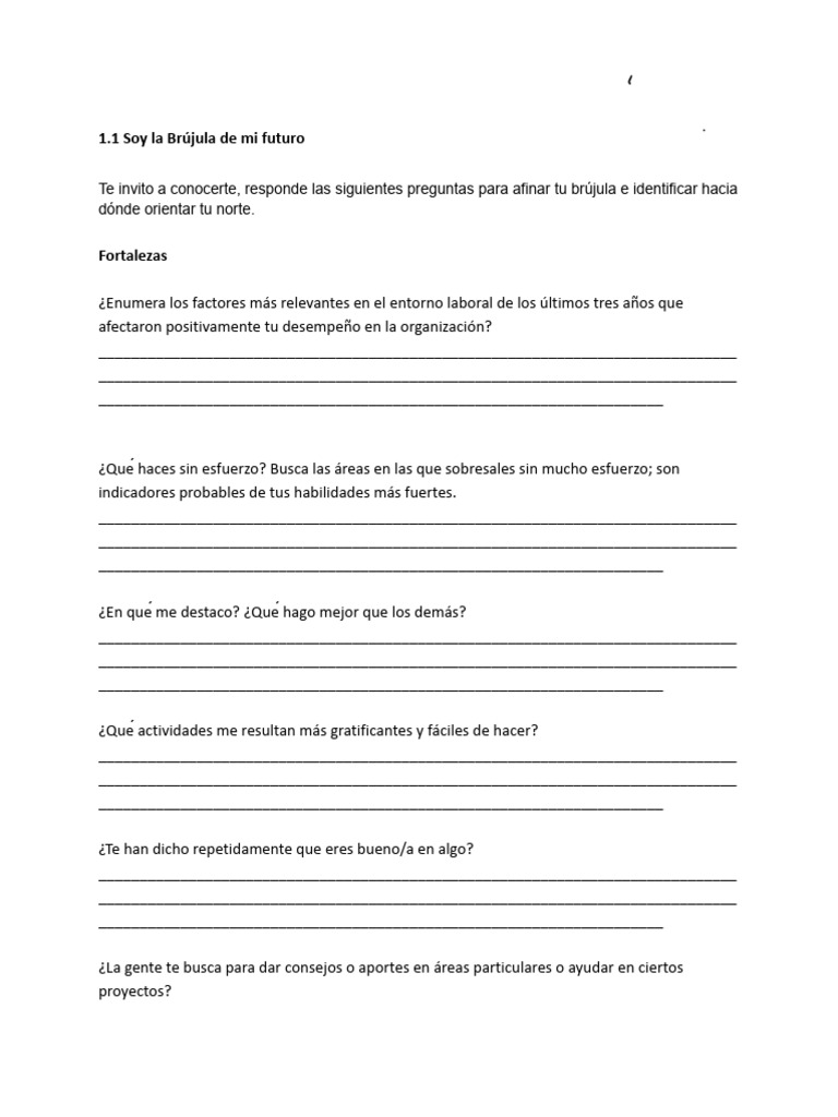 Parte 1 Autoconocimiento 1 Pdf Motivación Motivacional