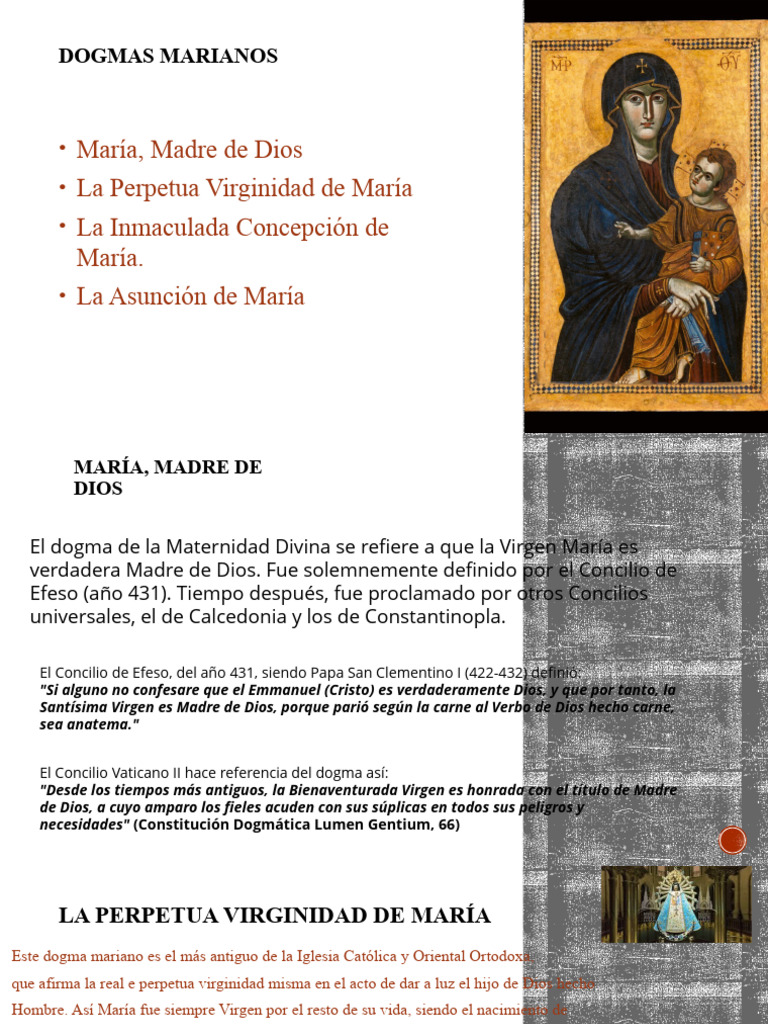 Dogmas Marianos | Descargar gratis PDF | María, madre de Jesús ...