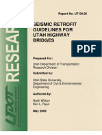 Seismic Retrofit: Guidelines FOR Utah Highway Bridges