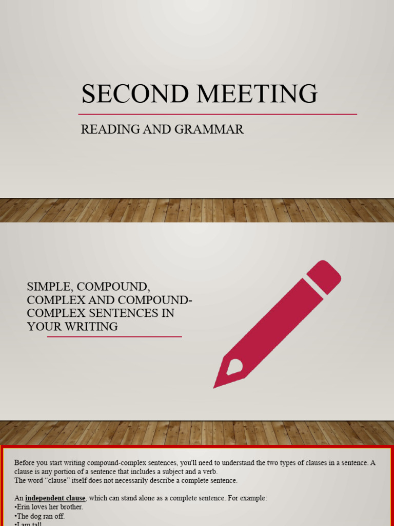Second Meeting SS | PDF | Sentence (Linguistics) | Languages