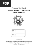 Data Structures and Algorithms: Practical Workbook