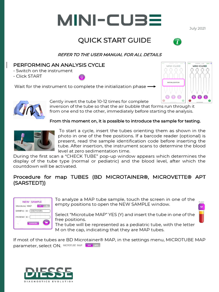 Quick Start Guide Mini Cube July 2021 en | PDF | Barcode | Software