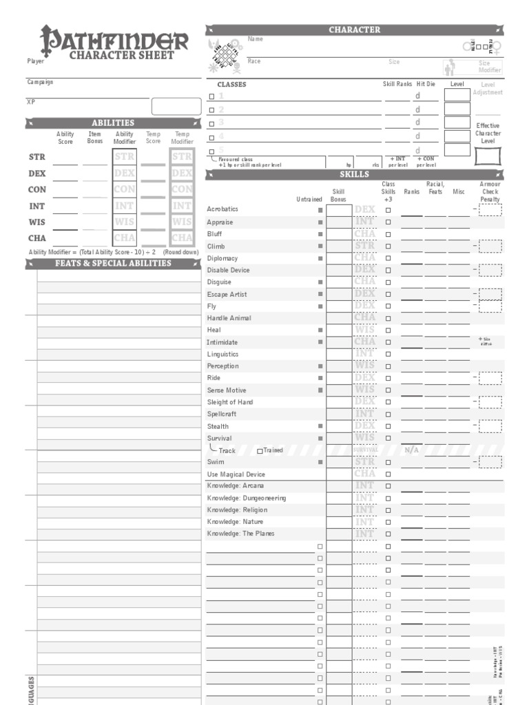 Character Sheet: STR STR DEX DEX CON CON INT INT WIS WIS CHA CHA DEX ...