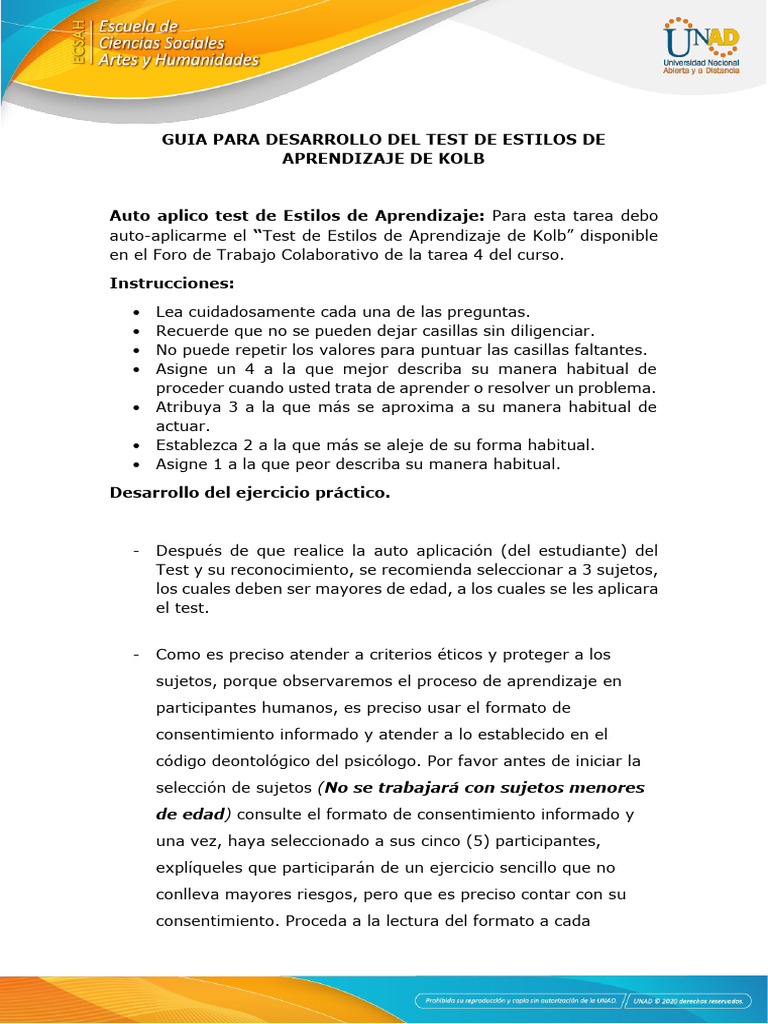 Anexo 2 - Guia Estilos de Aprendizaje | PDF | Aprendizaje | Ciencia ...