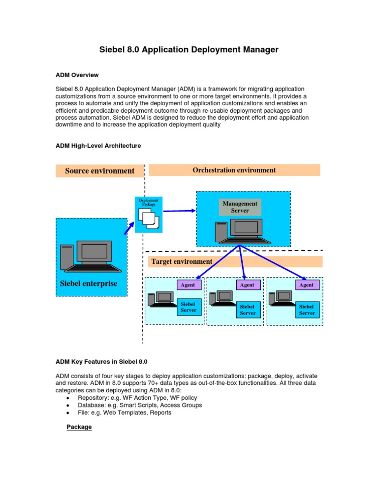 Siebel 8.0 Application Deployment Manager | PDF | Command Line ...