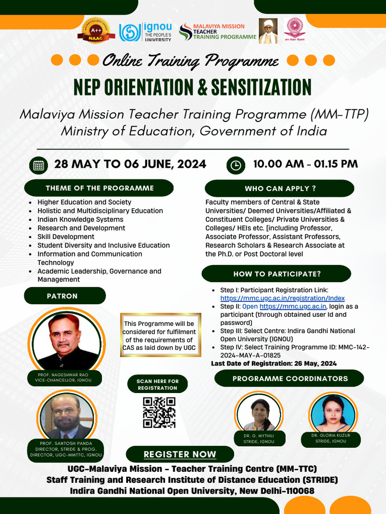 UGC Inauguration: Malaviya Mission Training | PDF | Academia