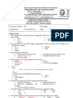 Soal Web Database