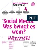 Social Media: Was Bringt Es Wem?: 30. November 2011 19:00 Bis 21:00 Uhr