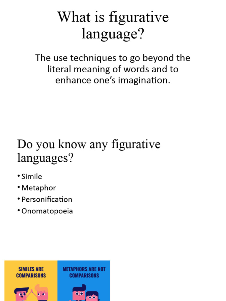 Understanding Figurative Language Techniques | PDF | Linguistics | Grammar