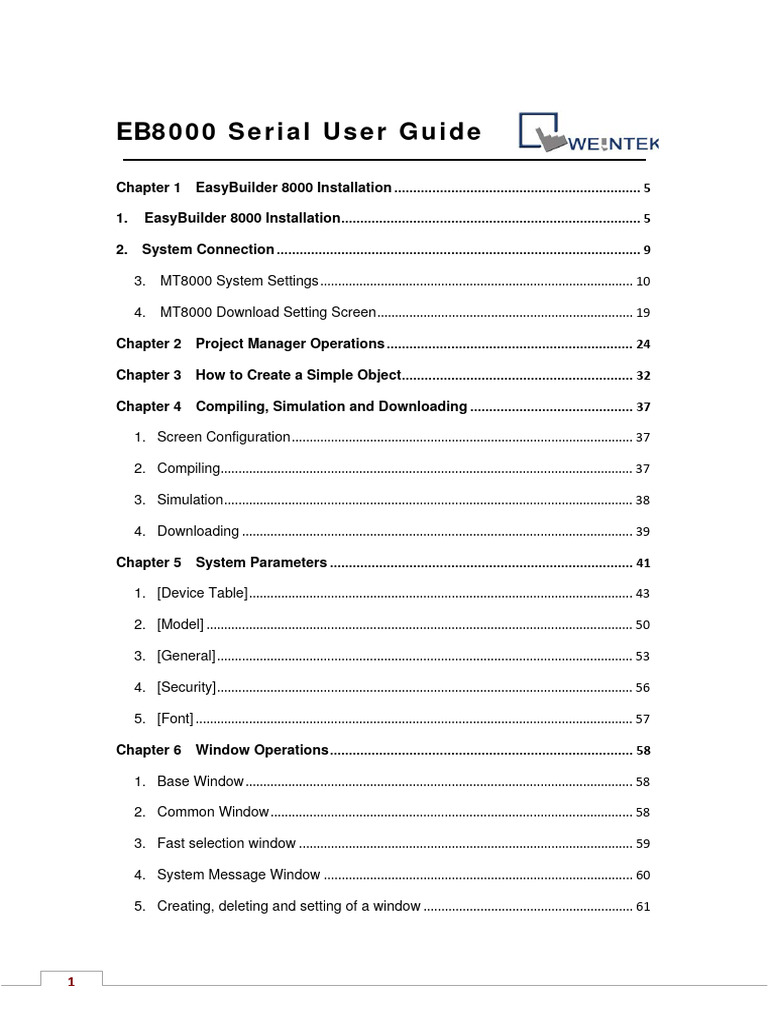 EasyBuilder 8000 User Guide | PDF | Computer File | Programmable Logic ...