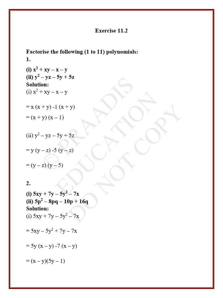 Exercise 11 2 pdf