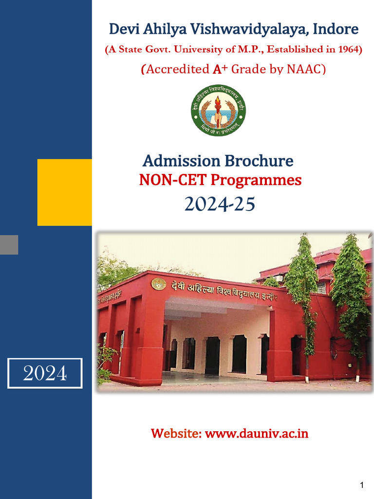 2024-25 Non-CET Admissions Guide | PDF | University And College ...