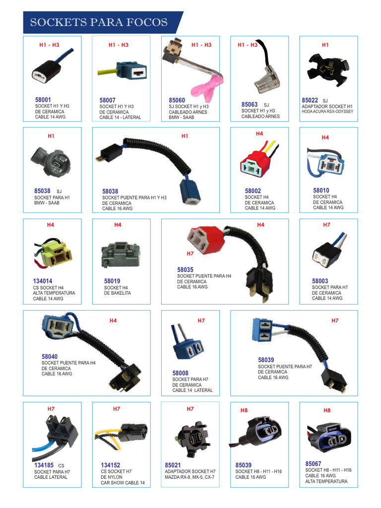 Sockets de Focos para Automóviles | PDF