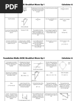 Foundation GCSE Maths Mini Test 2 | PDF