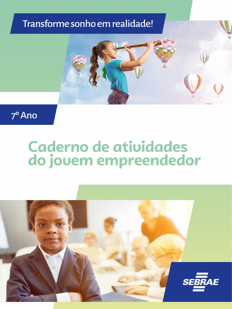 Cad ATividade 7o Ano - Sebrae | PDF | Empreendedorismo | Sustentabilidade