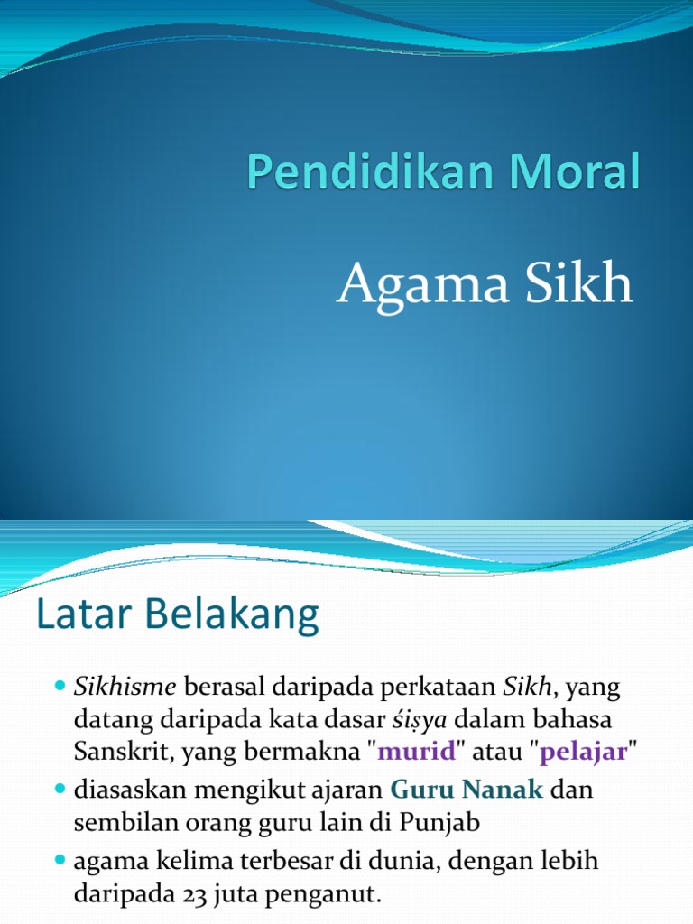 Agama Sikh Pdf