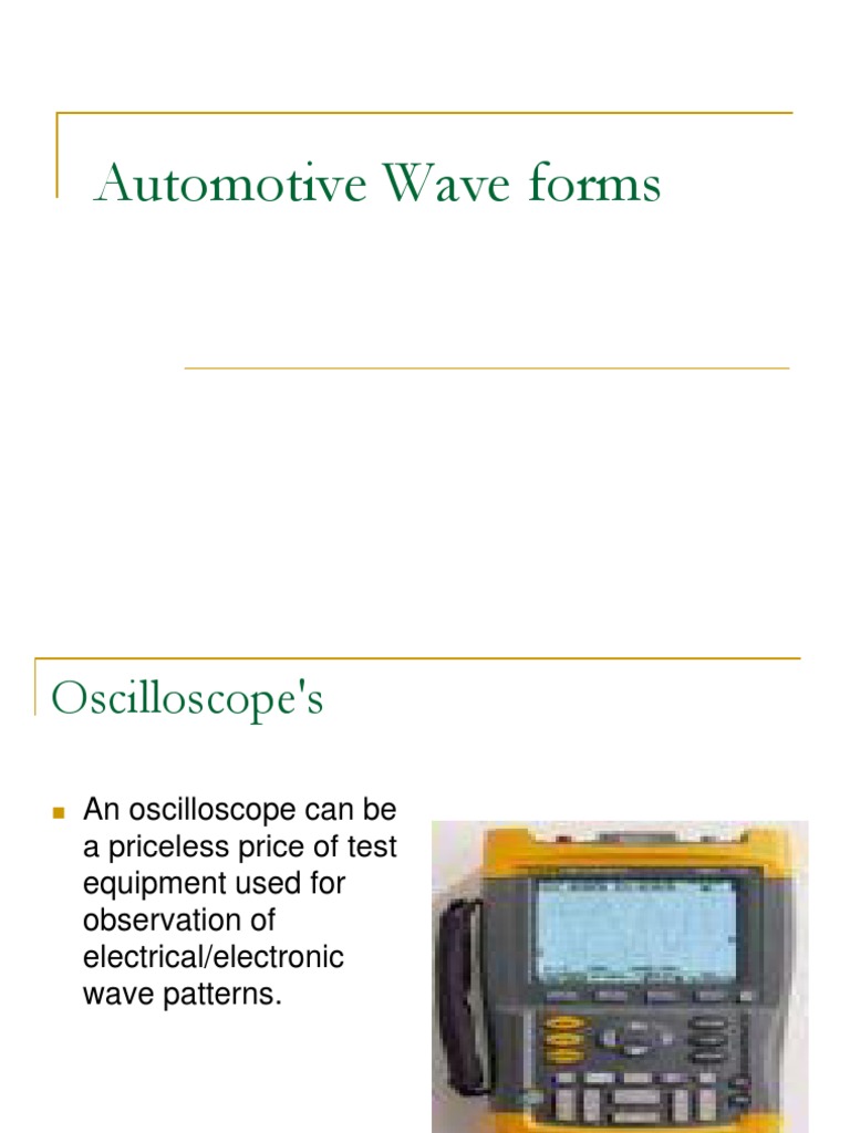 Automotive Wave Forms PDF