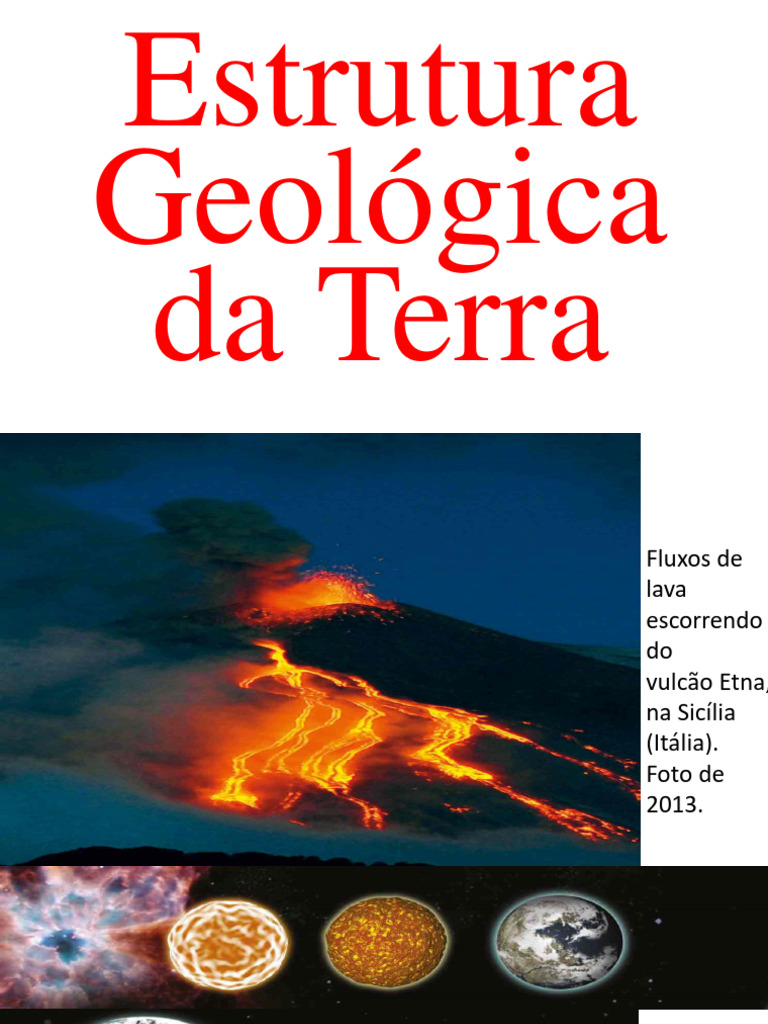 Estrutura Geológica da Terra e Evolução | PDF | Terra | Placas tectônicas