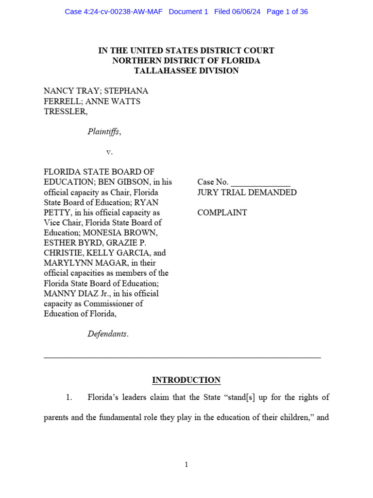 FILED HB 1069 Complaint | PDF | Lawsuit | First Amendment To The United ...
