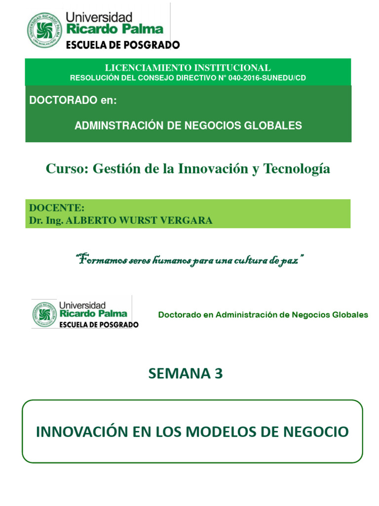 Innovación en Modelos de Negocio | PDF | Modelo de negocio | Marca