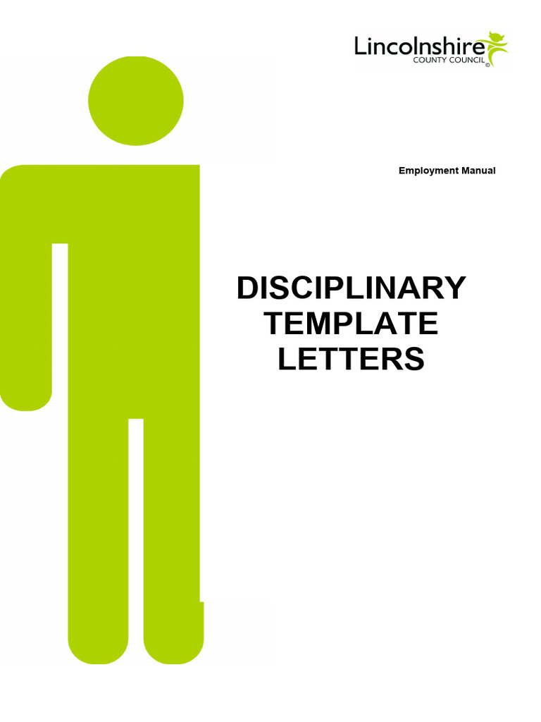 disciplinary_template_letters | PDF | Justice | Crime & Violence