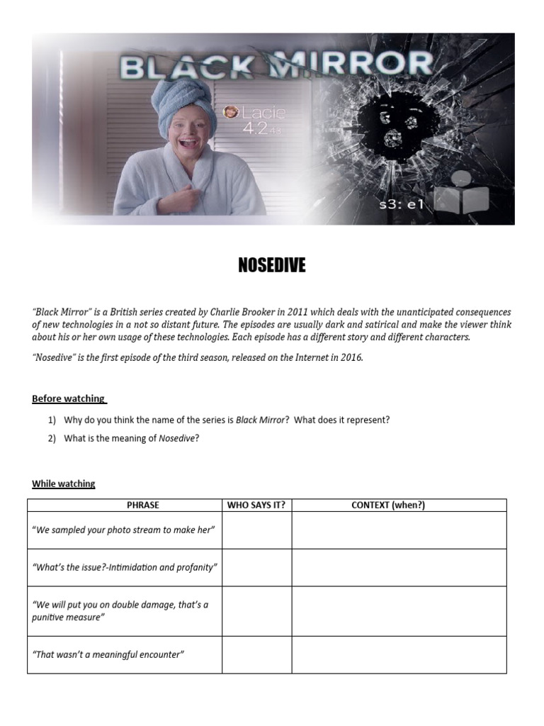 UPPERS Nosedive | PDF | Games & Activities | Social Science