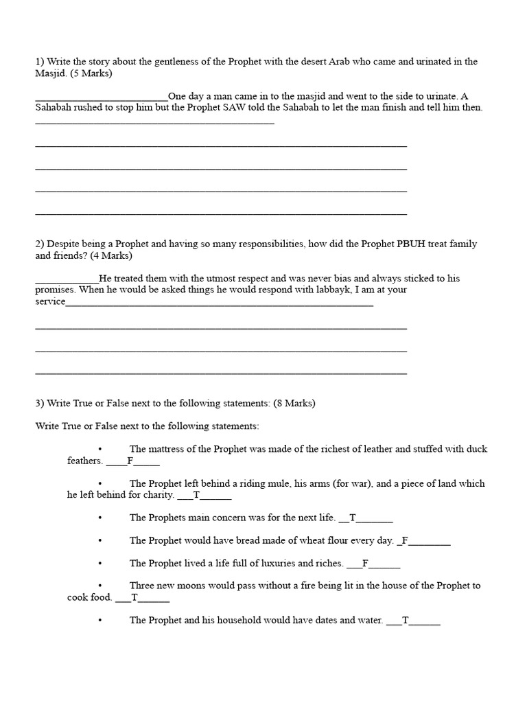 Sirah Book 8 2C Sumairaa Aapa 2024 1708474089 Questions | PDF | Ali | Umar