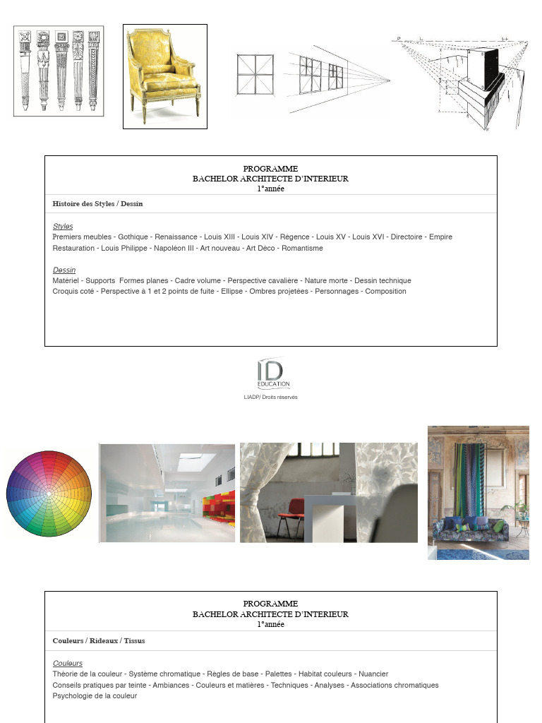 Bachelor en Architecture Intérieure | PDF | Écoconstruction | Dessin