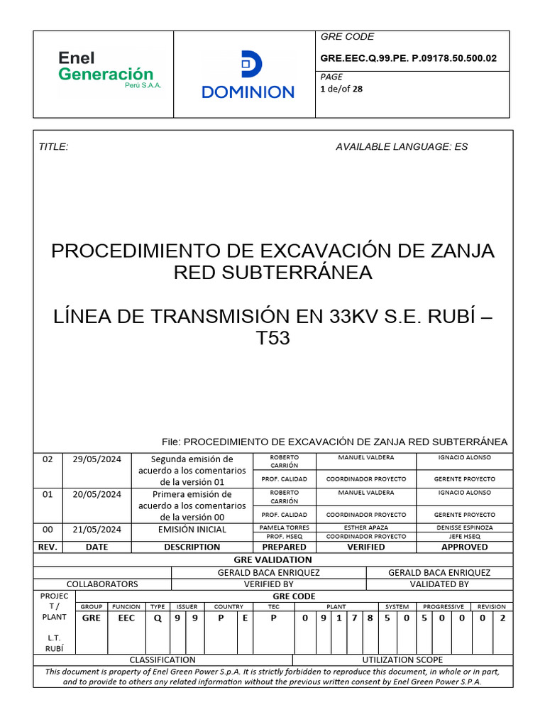 Gre - Eec.q.99.pe. P.09178.50.500.02 5-6 | PDF | Residuos | Subestacion ...