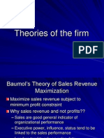 Theories of The Firm
