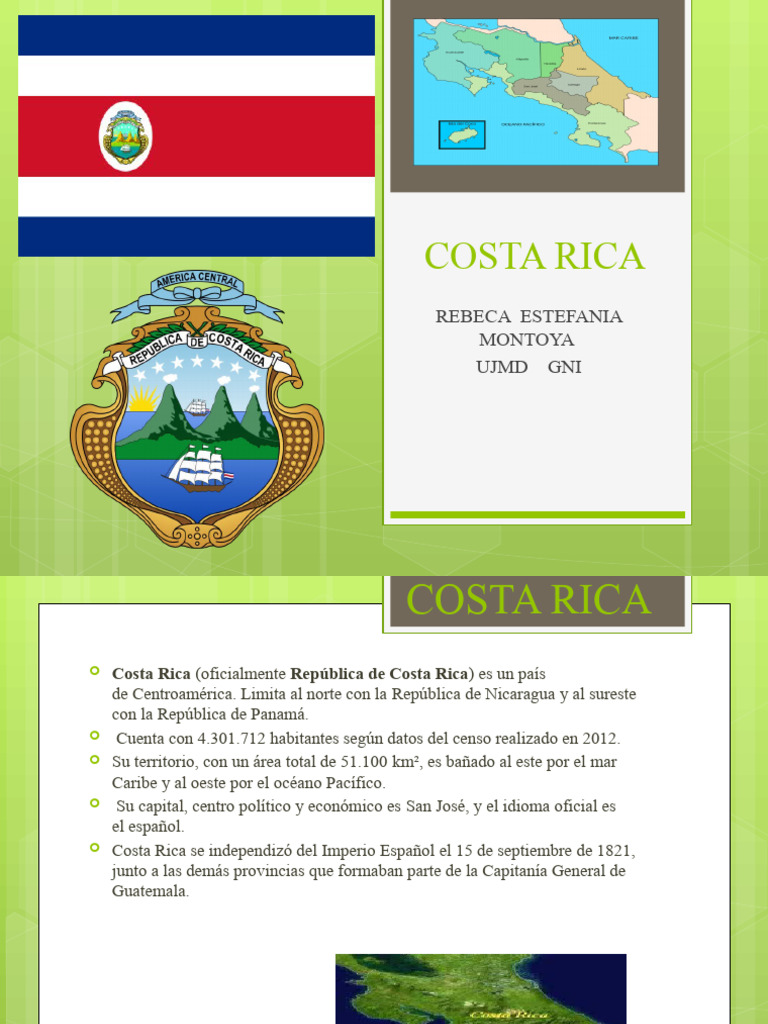Datos Clave sobre Costa Rica | PDF | Costa Rica | America latina