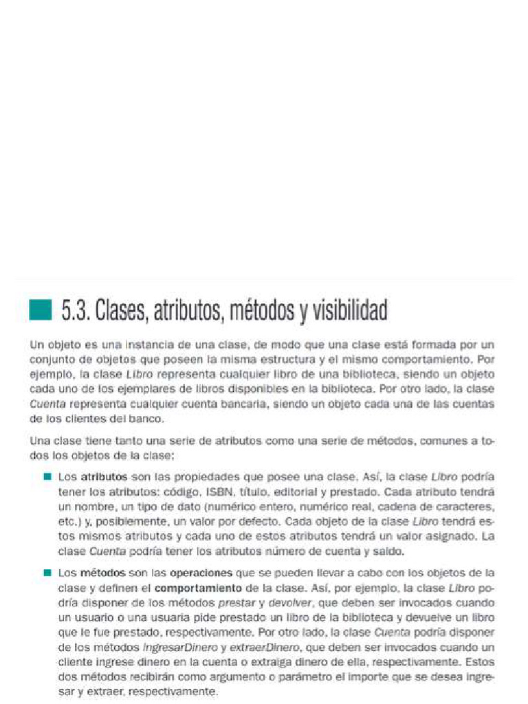 2 - Unidad 5 - Clases, Atributos, Métodos y Visibilidad - Relaciones ...