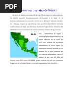 Mapa de México en 1821: Provincias y Cambios | PDF