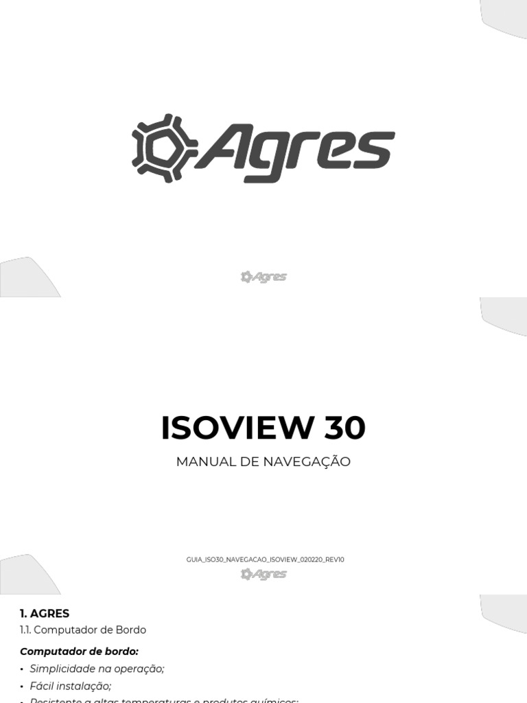 Manual de Navegação ISOVIEW 30 | PDF | Sistema de Posicionamento Global ...