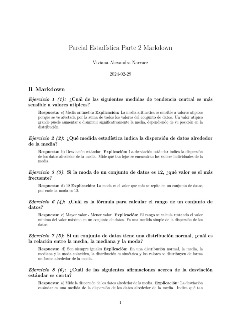 Parcial estad stica parte 2 markdown pdf mediana media