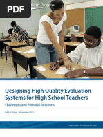 Download Designing High Quality Evaluation Systems for High School Teachers by Center for American Progress SN74143832 doc pdf