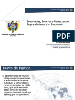 MIN COMERCIO COLOMBIA. Emprendimiento e Innovación