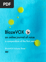 BlazeVOX - An - Online.journal - Of.voice Vol. 3 - 2k5 | PDF