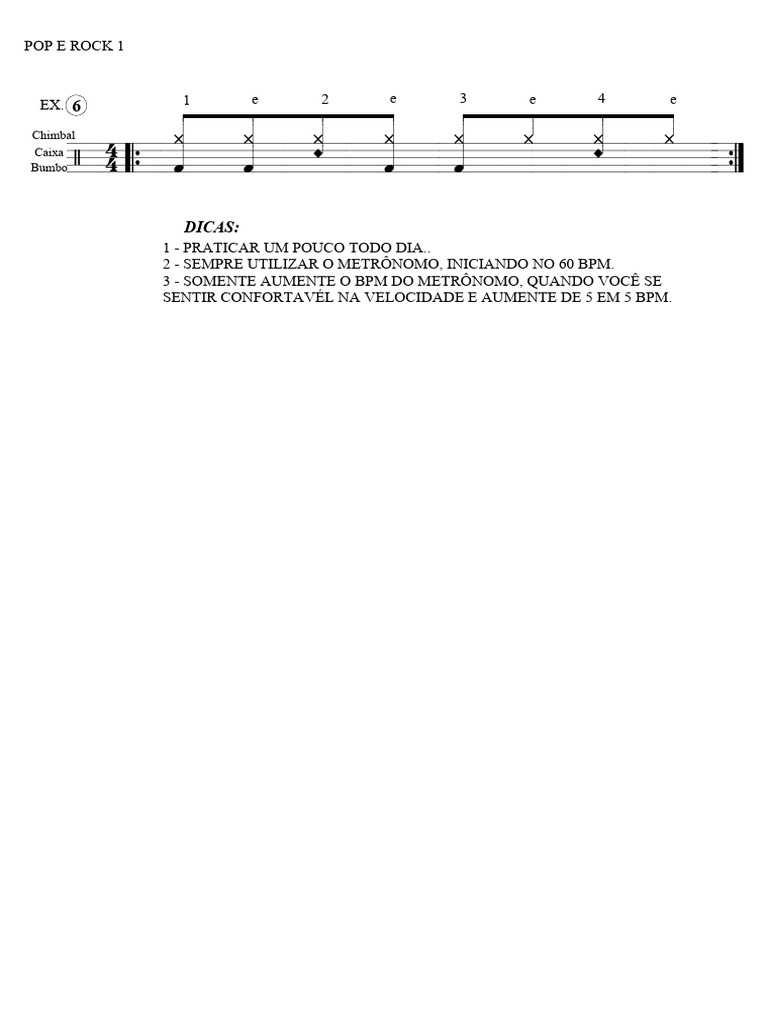 Pop e Rock 1 Ex 6 | PDF